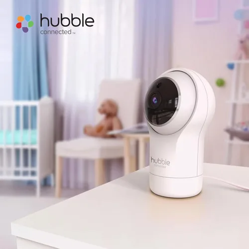 Vista 8 de Hubble Connected Nursery Pal Glow Smart Connect, monitor de bebé habilitado para Wi-Fi, vista desde teléfono inteligente compatible