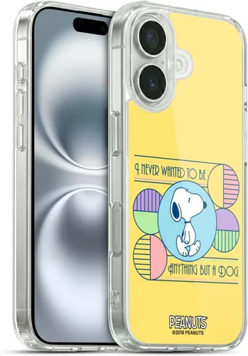 Vista 107 de Head Case Designs Snoopy Deco Dreams - Funda de gel suave con licencia oficial de Peanuts Blue Pattern compatible con Apple iPhone 7 Plus/iPhone 8