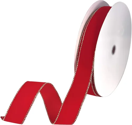 Vista 9 de Cinta patriótica roja, blanca y azul – 4 pulgadas x 10 yardas, 4 de julio, 250 aniversario de Estados Unidos, borde con cable, bandera Bandera