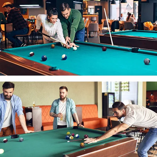 Vista 7 de Juego de bolas de billar de estilo remolino de mármol profesional de 2 1/4 pulgadas para mesa de billar, juego completo de 16 piezas de bolas