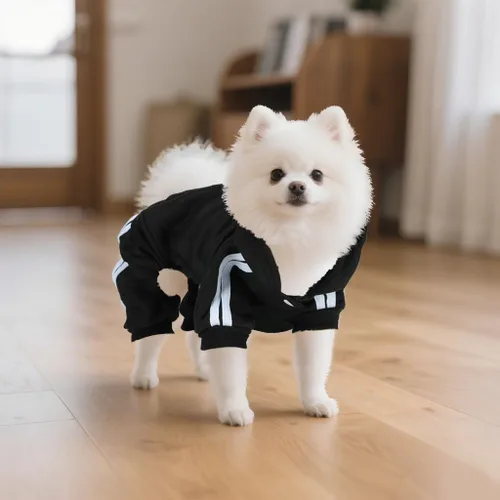 Vista 4 de Sudadera con Capucha para Perros de 4 Patas Mono para Perros Pequeños Ropa para Cachorros Sudadera Pullover para Perros Suéter de Algodón Abrigo