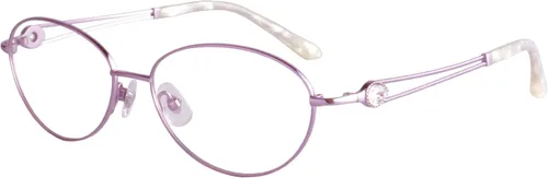 Vista 2 de Gafas de computadora con luz azul para mujer, lente reemplazable, marco de titanio, ANB966(C1, lente anti azul)