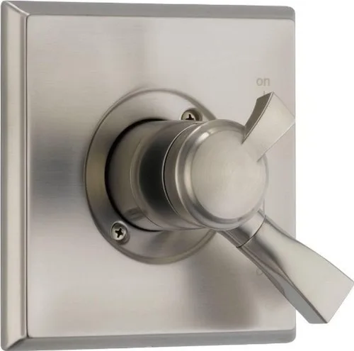 Vista 2 de Delta Faucet Dryden Serie 17 Kit de ajuste de válvula de mango de ducha de doble función, bronce champán T17051-CZ (válvula no incluida)