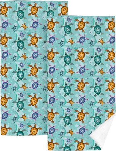Vista 12 de Juego de 2 toallas de mano de baño con textura de mármol, suaves, absorbentes, negras y doradas, toallas decorativas para baño, cocina, deportes