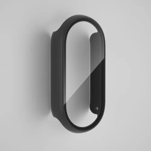 Vista 8 de Yrzper Compatible con Xiaomi Mi Band 8/NFC Protector de pantalla Ultra delgado HD vidrio templado Funda de protección de pantalla de cubierta dura