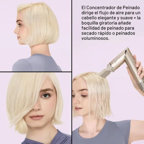 Vista 8 de Shark HD435 FlexStyle Sistema de Peinado y Secado con Aire, Potente Secador de Cabello y Multi-Estilizador con Rizadores de Envoltura Automática