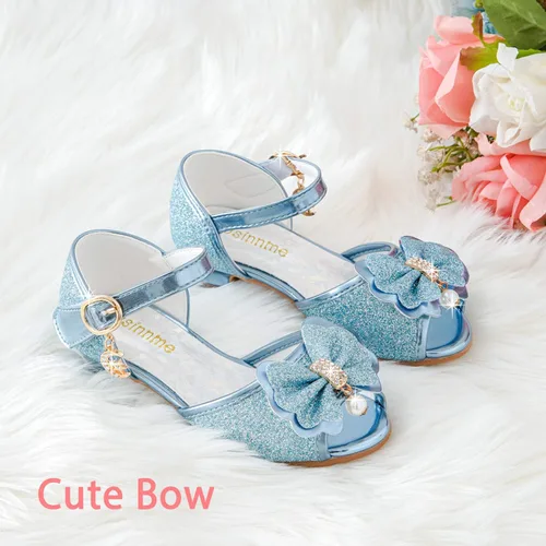 Vista 3 de Osinnme - Sandalias de boda para niña pequeña y grande