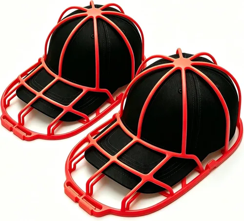Vista 9 de XQXA Jaula de lavado de sombreros para gorras de béisbol, limpiador de sombreros para lavadora y lavavajillas, se adapta a gorras de adultos