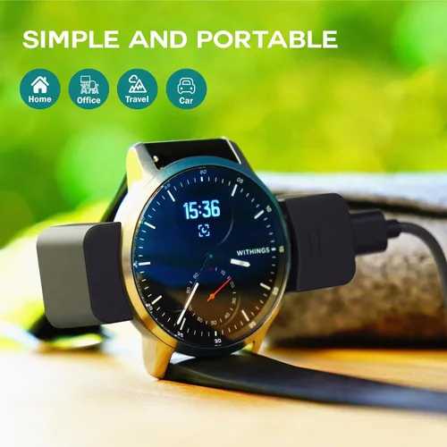 Vista 7 de TUSITA Cable cargador compatible con Withings Scanwatch 2 Scanwatch Light Smart Watch - 1M