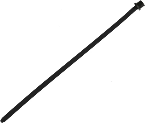 Vista 4 de Accesorio de enema con boquilla de silicona reutilizable, ducha con manguera negra (24.9 cm)