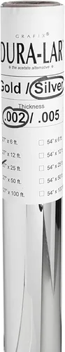 Vista 20 de Grafix Dura-Lar Película, 0.002 in, Plata, 54 in x 12 ft