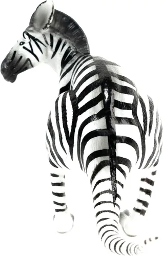 Vista 3 de Randimals Figura de Juguete de Canguro Estilo Cebra de 5", Juguete de Figura de Acción de Animal de Goma Dura Premium, Amigo Híbrido Fomenta