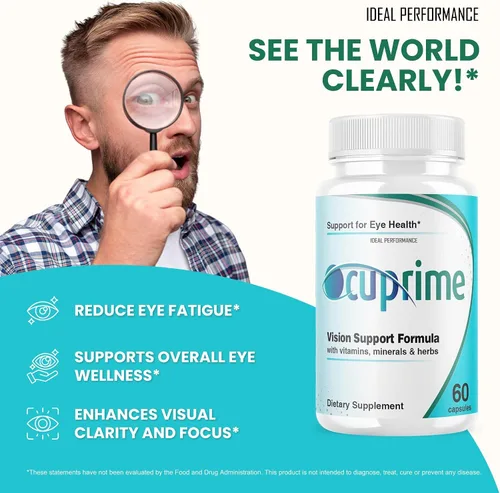 Vista 5 de IDEAL PERFORMANCE Ocuprime - Suplemento para ojos (3 unidades, 180 cápsulas)