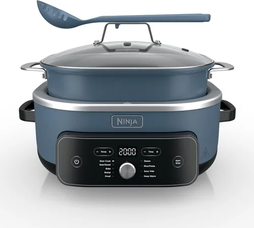 Vista 10 de Ninja® Olla Multiusos 12-en-1 PossibleCooker™ PLUS 8.5 cuartos - Cocina Múltiple Sous Vide y Fermentación Olla de Cocción Lenta, Horno Holandés