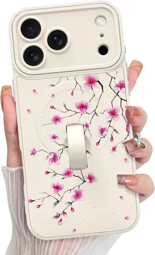 Vista 66 de KANGHAR Compatible con iPhone 17 Pro Case Spot Pattern - Negro Mancha rosada negra