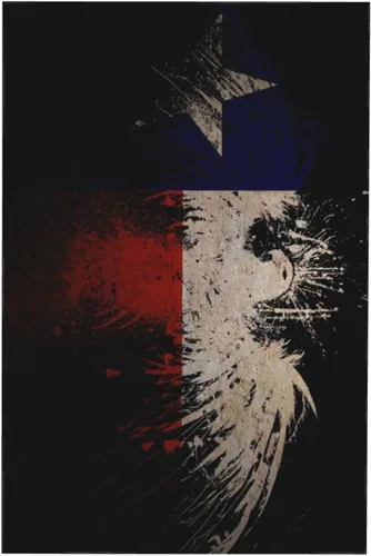 Vista 6 de Auda Mantel rectangular con símbolo de la bandera del estado de Texas, resistente a la decoloración, mantel para decoración de mesa de boda