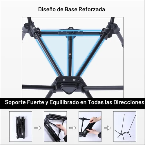 Vista 4 de Wildhiker Sillas de camping plegables y compactas portátiles, respaldo alto ligero con almohada, reclinación profunda, almohadillas, bolsillos Negro