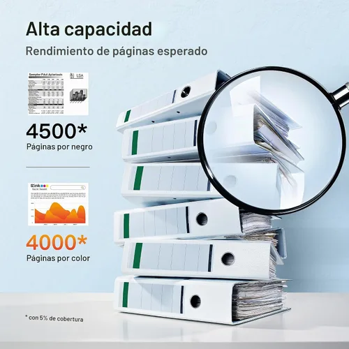 Vista 2 de E-Z Ink TN433 - Cartucho de tóner compatible con Brother TN-433 TN431
