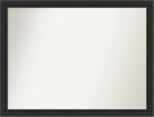 Vista 413 de Amanti Art Espejo personalizado, gran espejo de baño estrecho, espejo de pared o espejo de tocador de baño sobre el fregadero (24 x 24 pulgadas)
