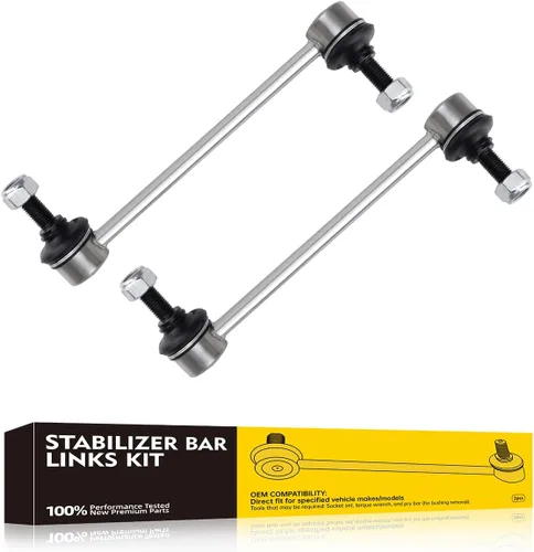 Vista 21 de TOVASTY 2 piezas eslabones de barra estabilizadora compatibles con Chevy Silverado 1500 2007-2016, Avalanche 07-13, Suburban 15-16, compatibles