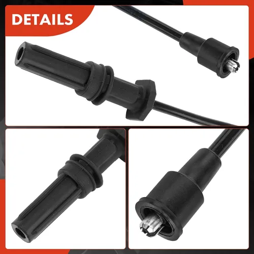 Vista 7 de A-Premium Juego de 4 cables de bujía de encendido compatibles con Subaru Impreza 1993 1994 1995 1996 1.8L 2.2L SOHC
