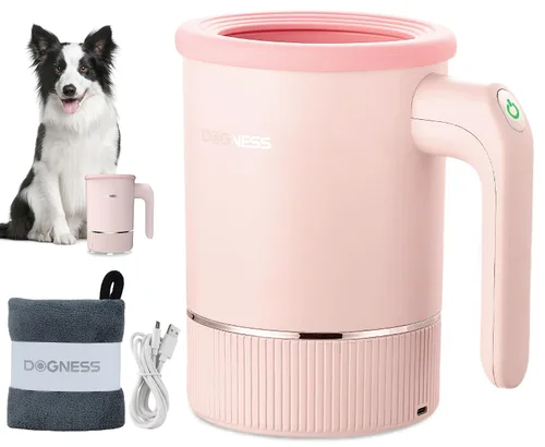 Vista 8 de DOGNESS W02 Limpiador automático de patas de perro para perros medianos a grandes (verde)