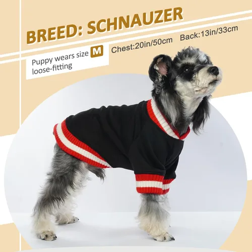 Vista 3 de FUAMEY Sudadera para Perro, Suéteres de Invierno para Perro, Ropa Cálida para Perro, Chaleco para Perro, Sudadera Gruesa para Cachorro, Suéter