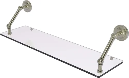 Vista 45 de Allied Brass PR-1/22-ORB Pr - Estante de vidrio con bordes biselados de 1 pulgada, 22 pulgadas, bronce aceitado