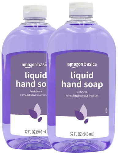 Vista 10 de Amazon Basics Jabón líquido para manos original fresco con humectantes, 7.5 onzas líquidas (paquete de 6)