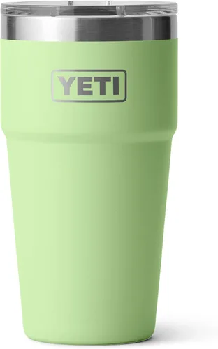 Vista 30 de YETI Rambler - Vaso apilable de 20 onzas, acero inoxidable, aislado al vacío con tapa MagSlider Verde mar