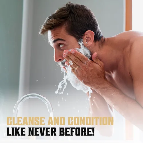 Vista 7 de Viking Revolution Lavado de Barba y Acondicionador de Barba para Hombres con Aceite de Argán y Aceite de Jojoba - Suavizante y Fortalecedor de Barba