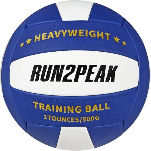 Vista 14 de RUN2PEAK Setter Training Volleyball Official Size 5 Volleyballs Heavy Weight Ball PU Practice Volley Balls for Indoor Rebounder Equipment Setters