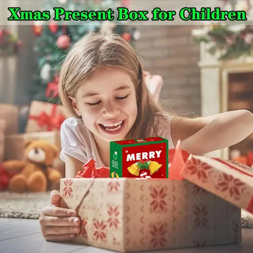 Vista 7 de Juego de bloques de construcción de campanas de Navidad y botas, compatible con el calendario de Adviento Lego 2025, apilables, juguetes nuevos