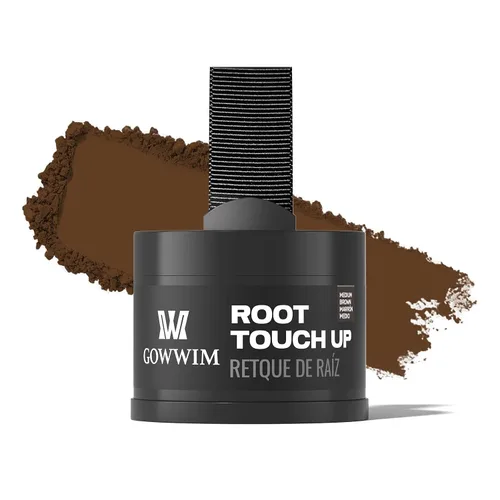 Vista 23 de Polvo para la línea del cabello (caoba) - Cubra instantáneamente las raíces de cabello canoso, sombra para el color del cabello, retoque