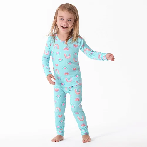 Vista 2 de Gerber Pijama unisex de 2 piezas para bebé y niño pequeño, con viscosa hecha de eucalipto
