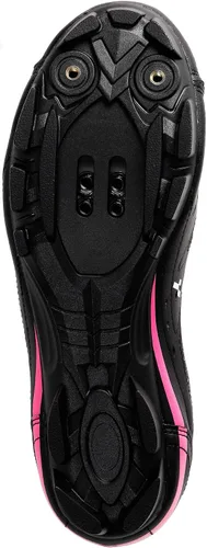 Vista 4 de CyclingDeal Mountain Bicycle Bike Women's MTB Cycling Shoes Black Compatible with Shimano SPD and CrankBrothers Cleats