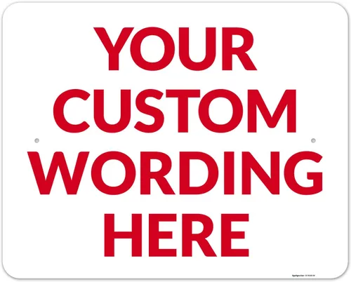 Vista 101 de Letrero personalizado, letreros metálicos personalizados, personalizable para oficina, negocio, hogar, lugar de trabajo, Airbnb, letreros