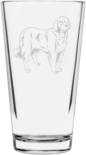 Vista 325 de Podenco Canario - Vaso de pinta de 16 onzas con temática de perro personalizado