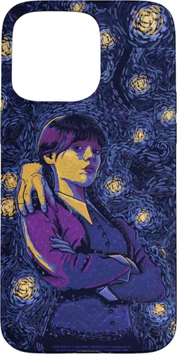 Vista 31 de Wednesday & Thing in Starry Night by Vincent Van Goth Case for iPhone 17