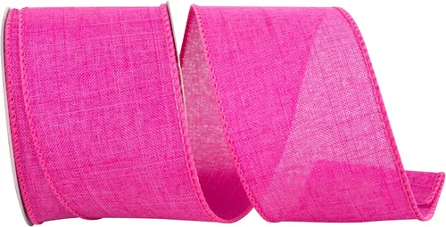 Vista 35 de Cinta Reliant Ribbon 92573W-031-09K para borde con alambre Everyday Linen Value, 1-1/2 pulgadas x 50 yardas, color negro