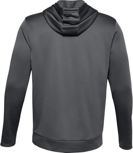 Vista 6 de Under Armour - Sudadera de polar con capucha para hombre con logotipo grande