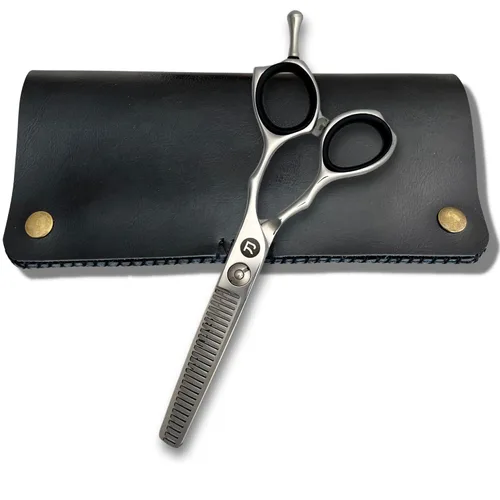 Vista 13 de Saki Kotaro - Juego de tijeras de corte de pelo de 5.5 pulgadas para peluqueros y peluqueros profesionales, incluye tijeras para el cabello