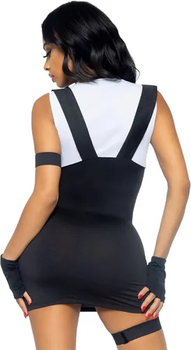 Vista 2 de GTH Mujer Sultry SWAT Policía disfraz vestido sexy disfraz