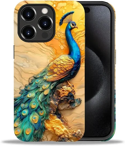 Vista 9 de DAIZAG Funda compatible con iPhone 11, hermoso color arena, patrón completo, carcasa rígida híbrida de plástico TPU + funda de protección