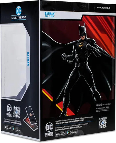 Vista 9 de McFarlane Toys - DC Multiverse Batman Multiverse Unmasked (The Flash Movie) Gold Label 12in Estatua