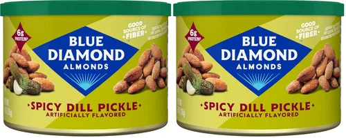 Vista 21 de Blue Diamond Almonds Nueces dulces con sabor a arándano, 6 onzas, paquete de 1