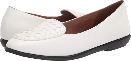 Vista 7 de Aerosoles Brielle - Zapatos planos de ballet para mujer, Blanco