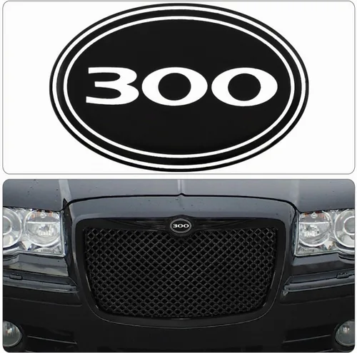 Vista 2 de Repuesto de calcomanía con logo para rejilla frontal para Chrysler 300 300C