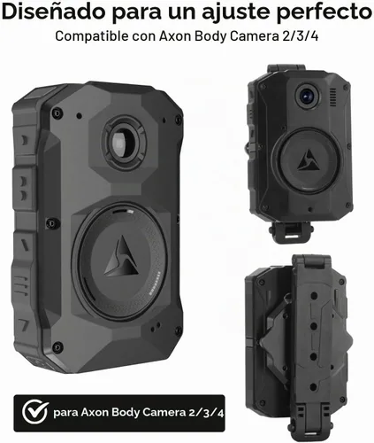 Vista 2 de WEIGUZC Soporte de cámara Molle compatible con Axon Taser Body Camera 2/3/4 - Soporte Molle de aluminio ligero para chaleco táctico y uniforme