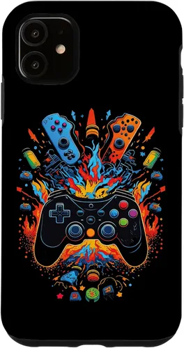 Vista 8 de Gamer Aesthetic Graphic Gaming Video Games Boys Teens Kids Case for iPhone 17